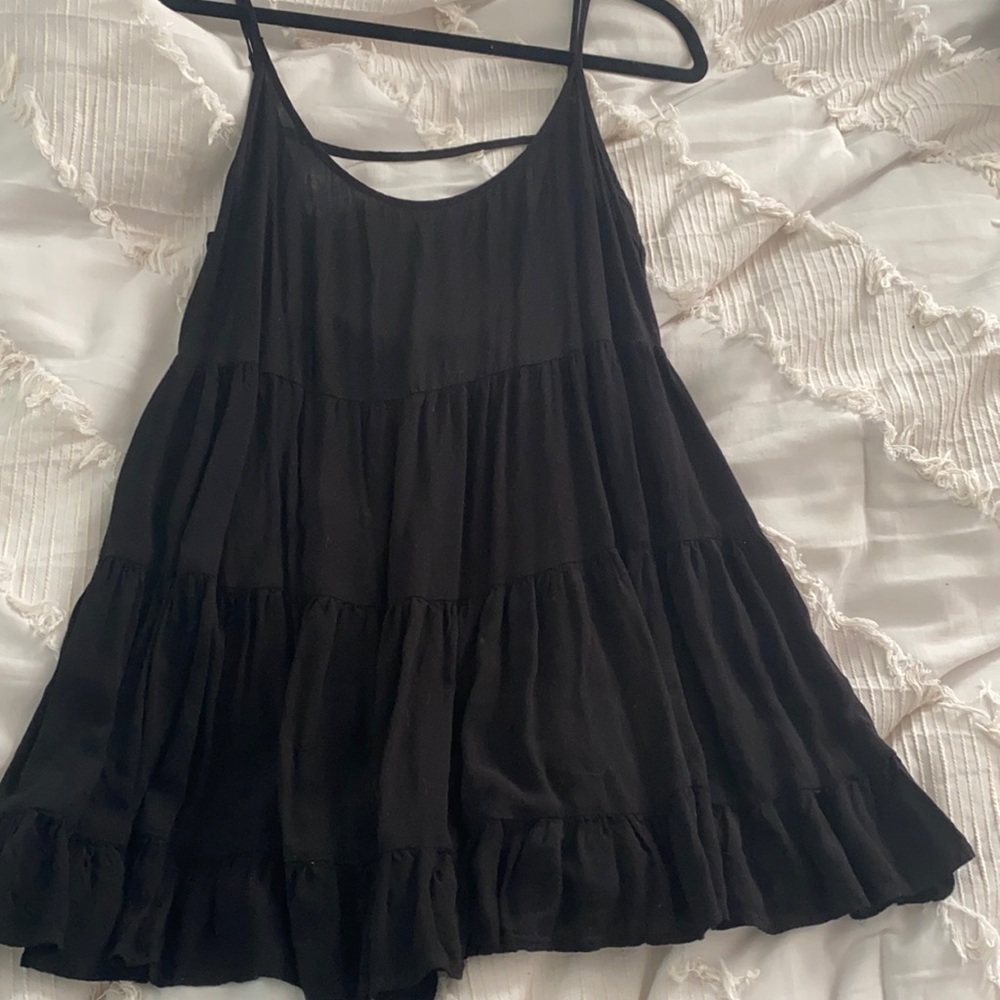 Brandy Melville Black Layered Dress